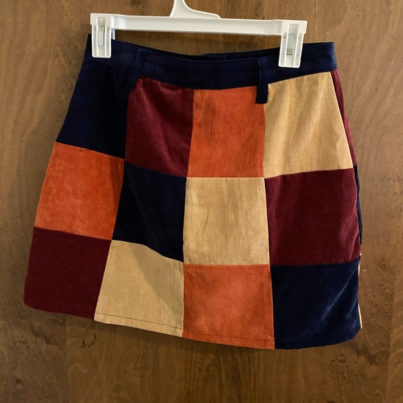 Colorful Checkered Skirt - Picture 2 of 3